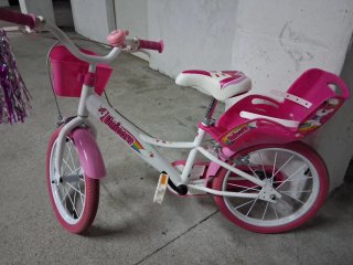 Bicicleta infantil 14 rosa unicornio Venta en mano