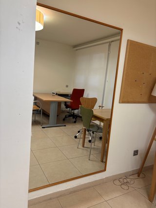 Espejo grande madera y cristal