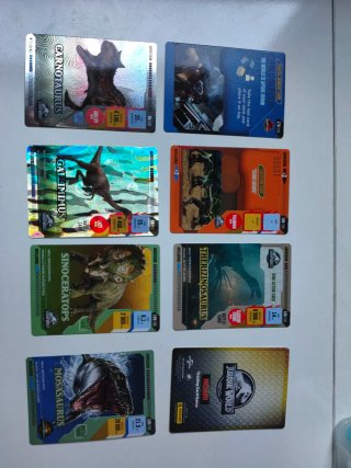 Cromos Dinosaurios Jurassic World