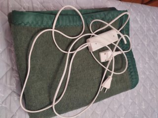 Manta eléctrica verde
