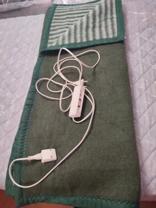Manta eléctrica verde