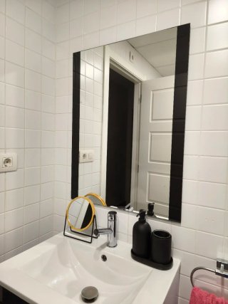 Mueble baño + lavabo + espejo + grifo