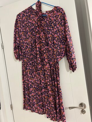 Vestido estampado flores Mango