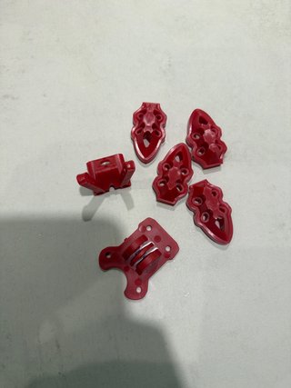 Kit Base Montaje Antena Cámara Rojo