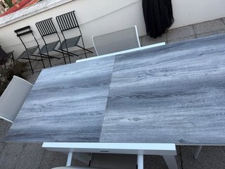 Mesa Terraza Extensible + 4 Sillas