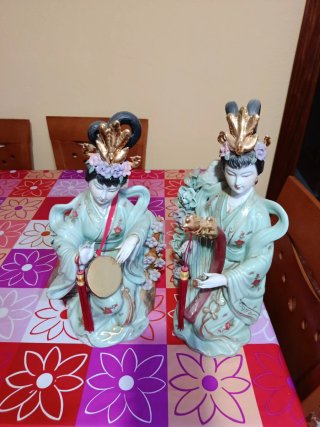 Figuras porcelana chinas música