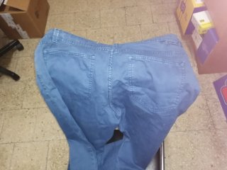 Pantaloni Jack Blu Garment Dyed Taglia 56