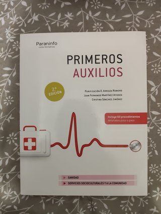 Libro de primeros auxilios PARANINFO