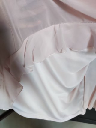 Abito Lungo SHEIN Rosa Cipria Volant