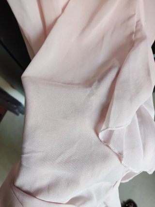 Abito Lungo SHEIN Rosa Cipria Volant