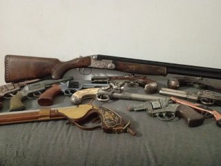 Colección de armas de juguete antiguas