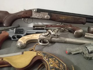 Colección de armas de juguete antiguas