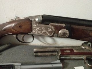 Colección de armas de juguete antiguas