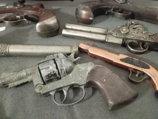 Colección de armas de juguete antiguas