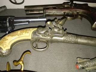 Colección de armas de juguete antiguas