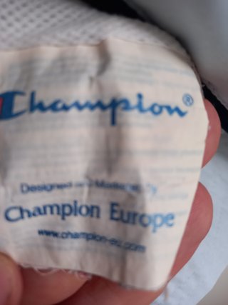 Giubbotto antivento Champion Blu Retro Vintage