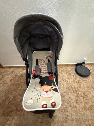 Carrito Kinderkraft gris