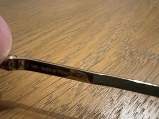 Gafas Cartier Santos Originales Doradas Marrones