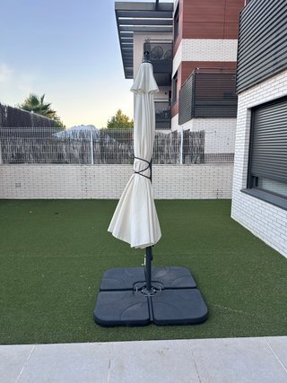 Conjunto Sombrilla de jardín