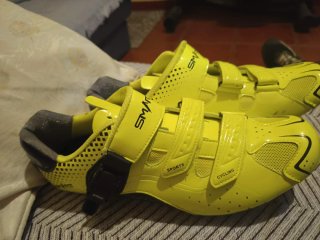 Zapatillas Ciclismo SMART Amarillo Neón Talla 44