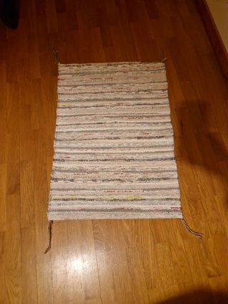 Alfombra tejida Ikea multicolor