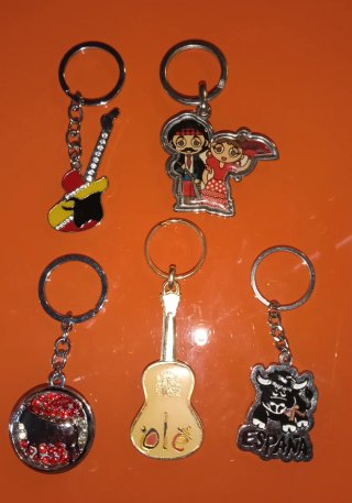Llaveros España Guitarra Toro Flamenco