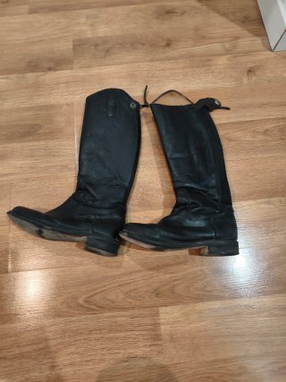 Botas de equitación negras talla 34