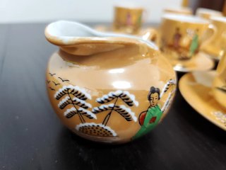 Serviço de Café - Porcelana Japonesa (12 Chávenas)