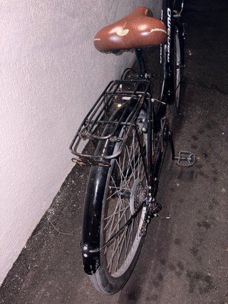 Bicicleta Megamo Negra Urbana/Paseo