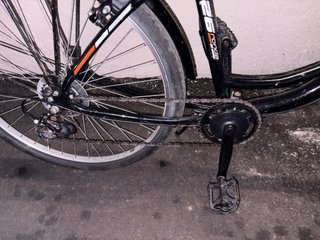 Bicicleta Megamo Negra Urbana/Paseo