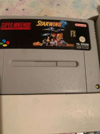 Starwing SNES Nintendo Super FX
