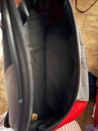 Marsupio uomo Schwan Stabilo grigio/rosso