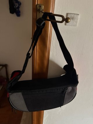 Marsupio uomo Schwan Stabilo grigio/rosso