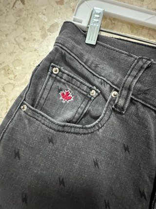 Vaquero gris Noon con rayos, talla 32