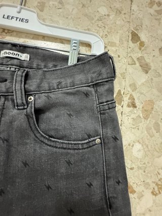 Vaquero gris Noon con rayos, talla 32