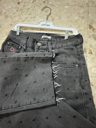 Vaquero gris Noon con rayos, talla 32