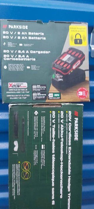 Cortasetos Parkside 20V Telescópico