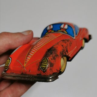 1960 Vintage Tin Toy Car coche hojalata colección