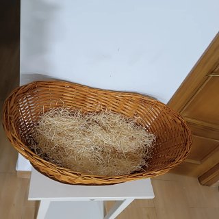 Cesta de mimbre grande