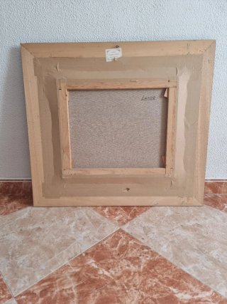 Cuadro al óleo paisaje marino