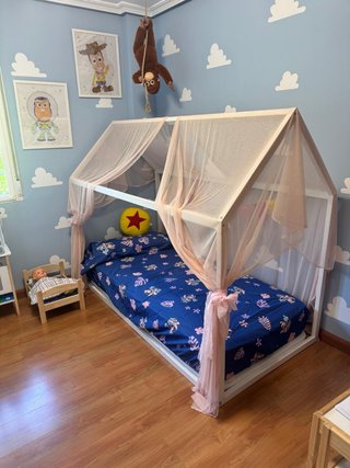Cama Montessori Blanca sin somier
