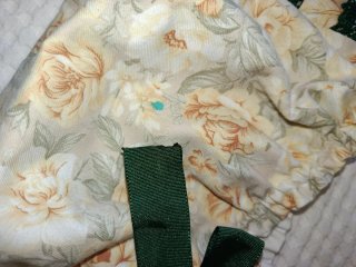 Ranita bebé floral con lazo verde REGALO