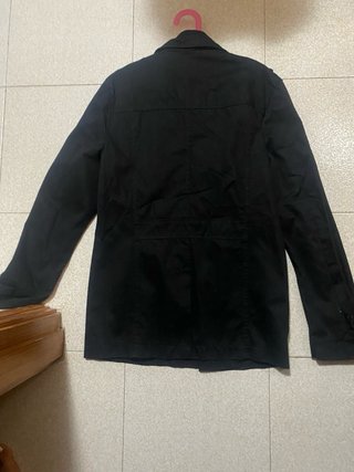 Gabardina  negra de hombre