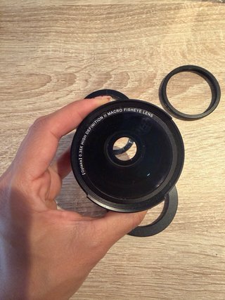 Opteka HD2 0.35X Ojo de Pez Macro 52mm