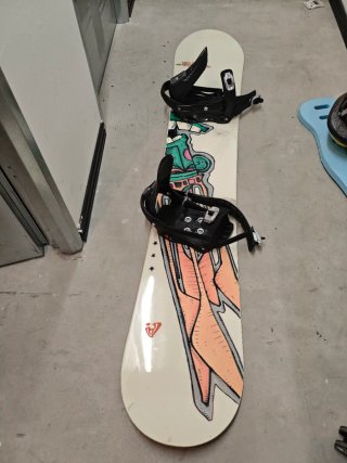 Tabla de Snowboard con Fijaciones y funda