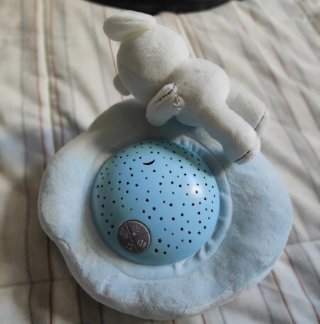 Proyector Estrellas Bebé Peluche Azul