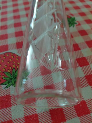 Botella de cristal con barco Fragata Mercante