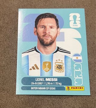 Cromo Messi Mundial 2026