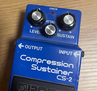 Boss CS-2 Compresor Sustainer Pedal guitarra