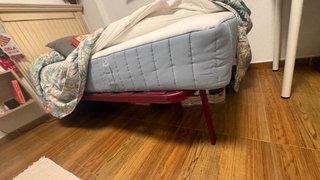 Cabecero madera maciza + Cama 90 cm